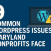 9 Common WordPress Issues Maryland Nonprofits Face — And How We Fix Them